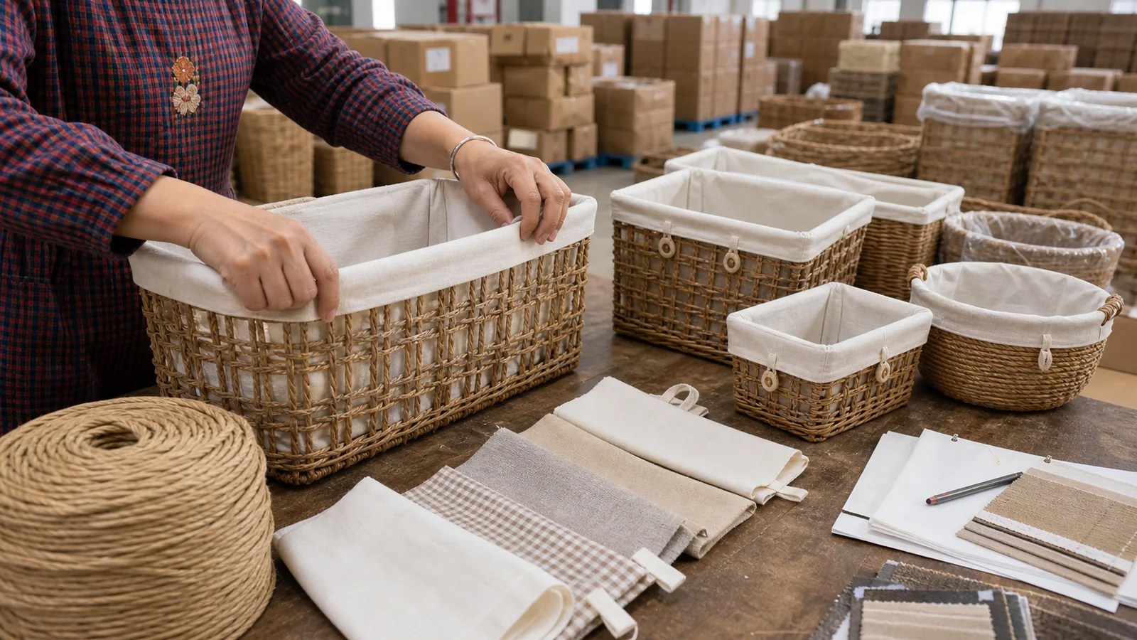 How to Choose Fabric Liners for Woven Storage Baskets sourcing guide cover