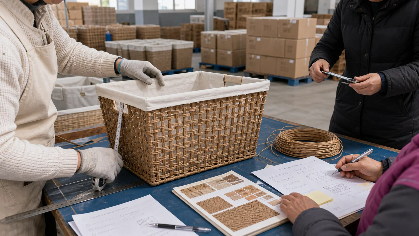 How to Read a Woven Basket Pre-Production Sample sourcing guide cover
