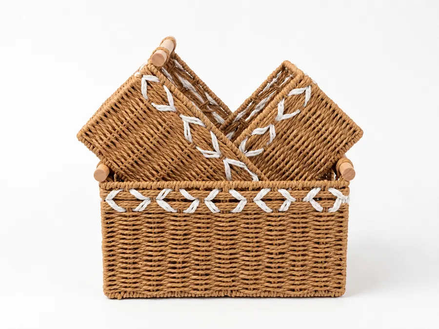 Paper Rope woven storage category